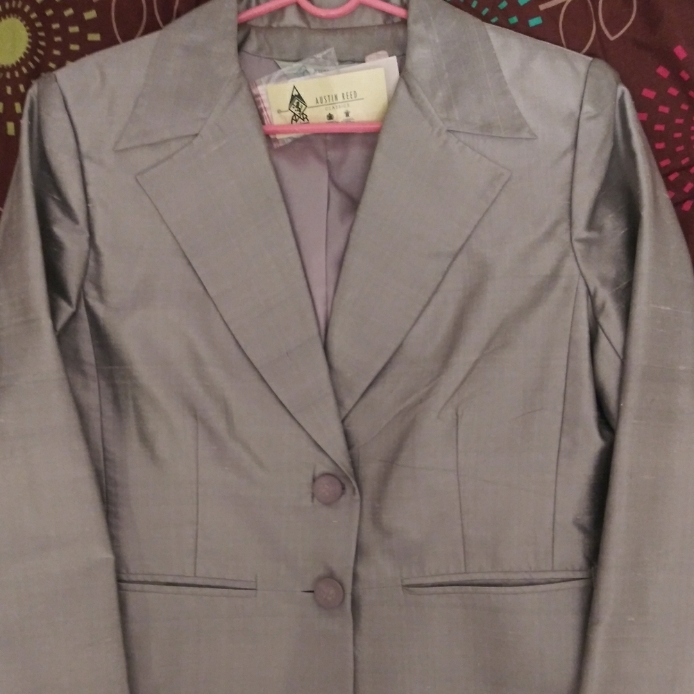 Silver after 5 blazer